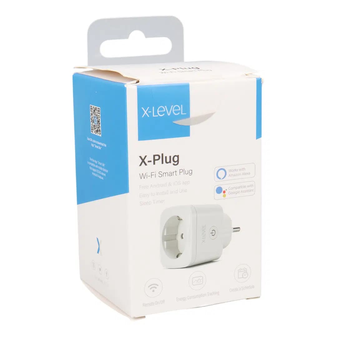 X-Level X-Plug XSP9010 On/Off Tuşlu Android/iOs/App Smartlife Telefon Kontrollü 16A Akım Korumalı Wifi Akıllı Priz - Seyyar Elektronik