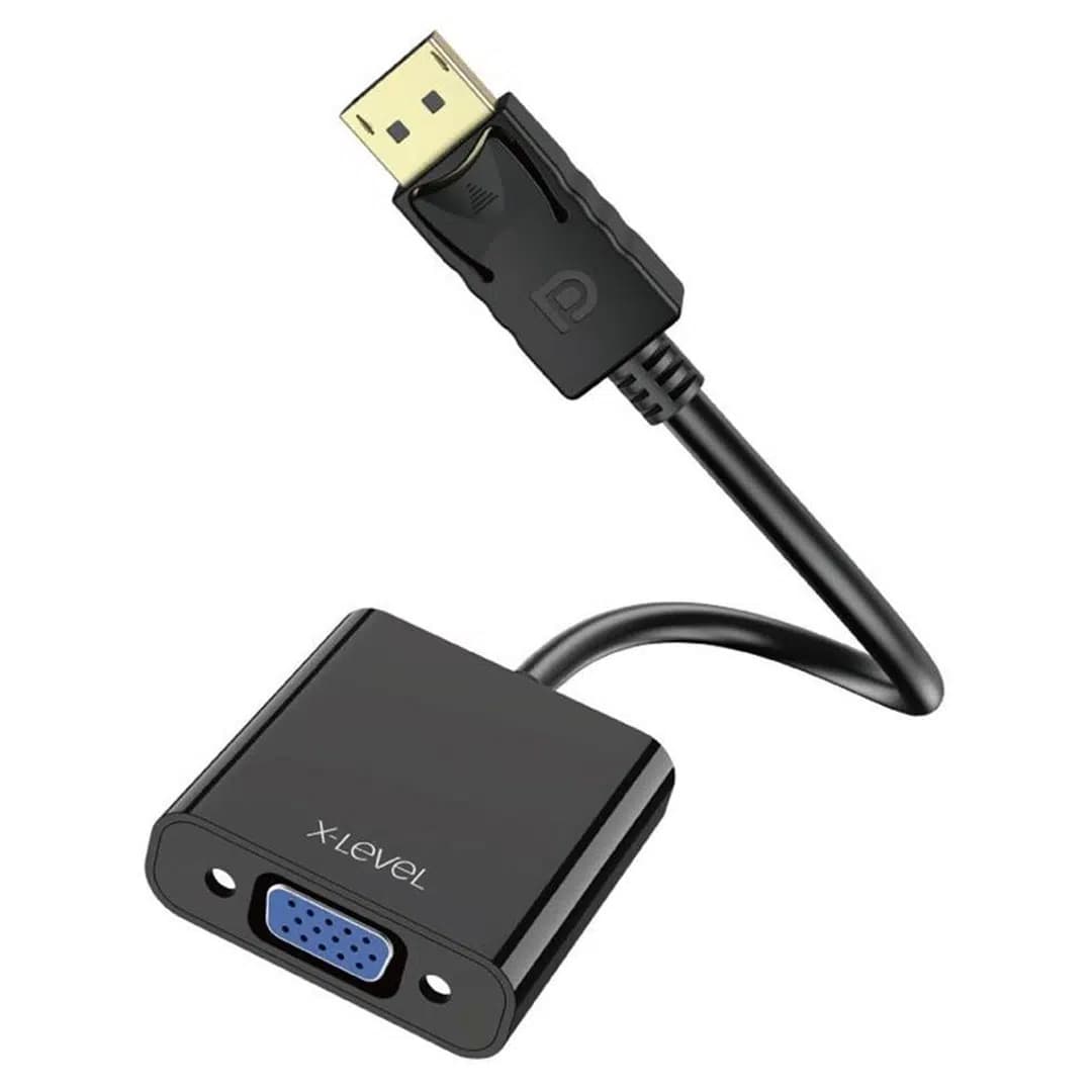 X-Level XCC7801 DP Display Port Erkek TO VGA Dişi Çevirici Kablo (X-THING) - Seyyar Elektronik