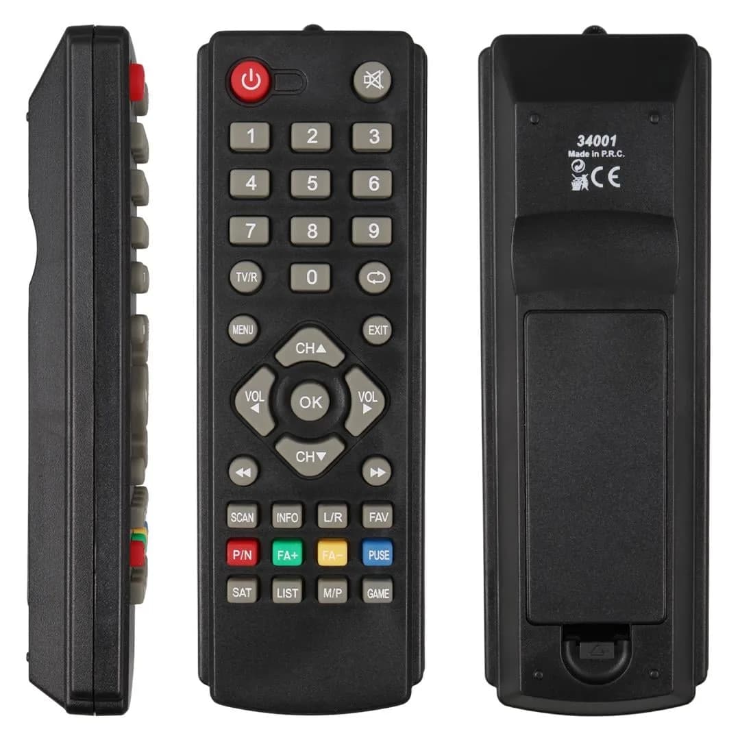 Yumatu Multiking - Mersat Multibox Scart - Hiremco Seoul Minibox Gold Game Tuşlu Uydu Alıcısı Kumandası - Seyyar Elektronik