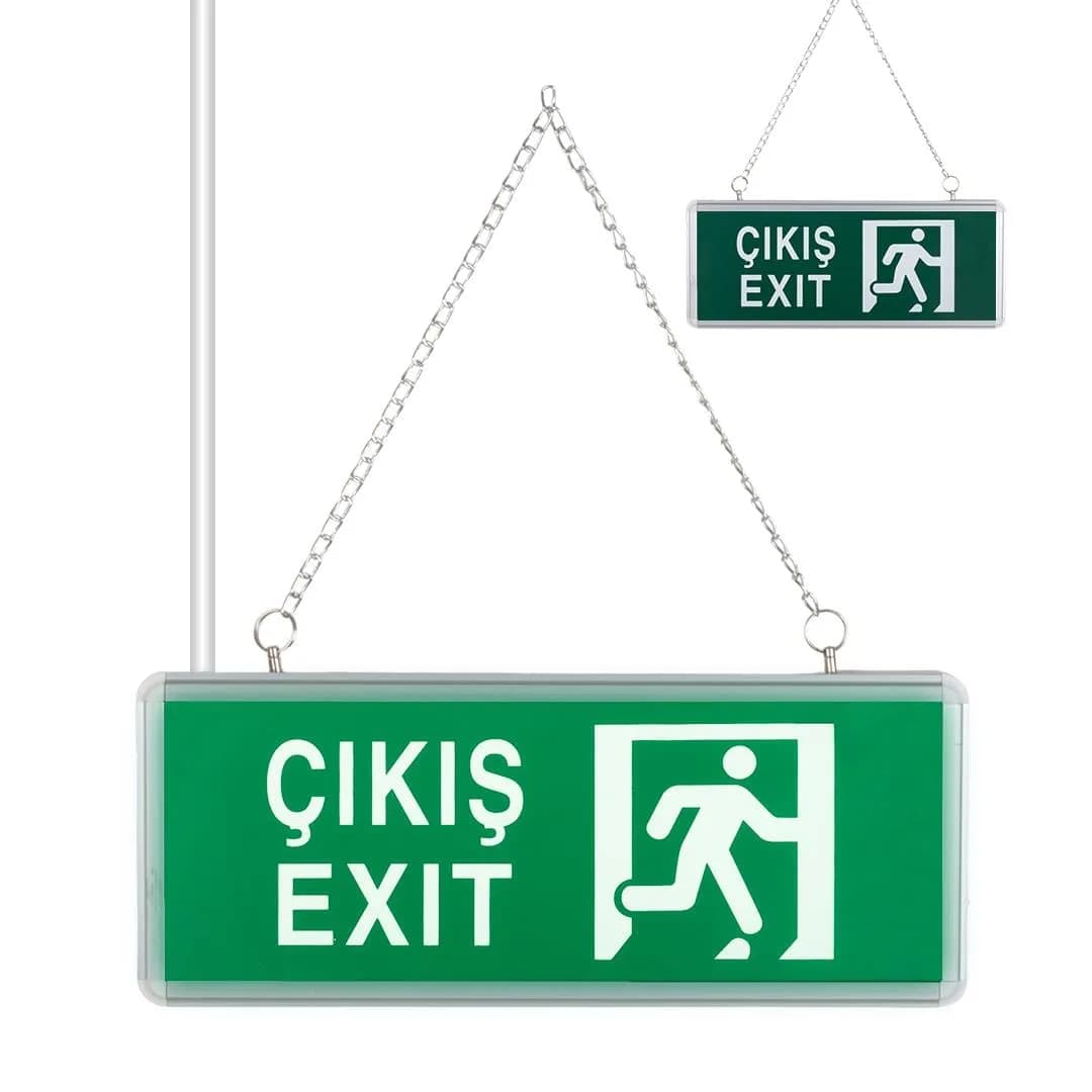 ZMR ZMR-670/Y.00 3W Tek Yön Acil Çıkış Yönlendirme Tabelası - Lambası (38X30X36mm) - Seyyar Elektronik