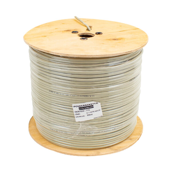 Elektromer 4+1x0.22 CCTV Kamera Kablosu 500 Metre Özellikleri