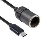 Powermaster PM-24759 Type-C 5 Volt To 12 Volt Çakmak Fiş Çevirici; USB/Type-C PD portundan gelen gücü 12V araç çakmak soketine dönüştürün. Araç şarj cihazı vb. diğer düşük watt'lı (12w altı) otomotiv elektronik ekipmanlar için uygundur.