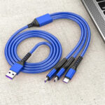 Powermaster PM-26334 3'ü 1 Arada Telefon Şarj Kablosu; Micro USB