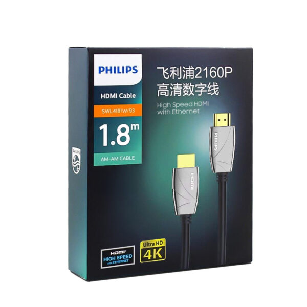 Philips 1.5 Metre 4K-60HZ V2.1 HDMI Görüntü Kablosu