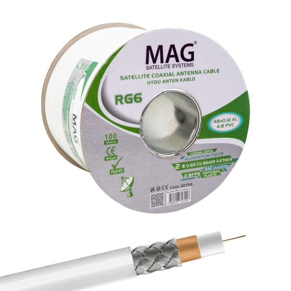 Mag RG59 Fa Mini Dual Bitişik Kablo (100 Mt.) Özellikleri