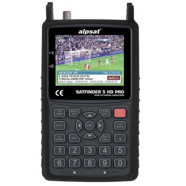 Alpsat 5 HD Pro Görüntülü Uydu Bulucu (Satfinder 5) Özellikleri