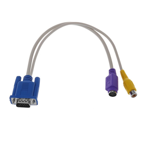 Elektromer Vga 15 Pin Erkek - 1 Rca Dişi+Mini DIN Dişi 10 Cm Kablo Özellikleri