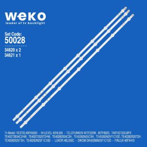 Telefunken 40TF6020 40'' inç 3 Adet Tv Led Bar (Seri 1)