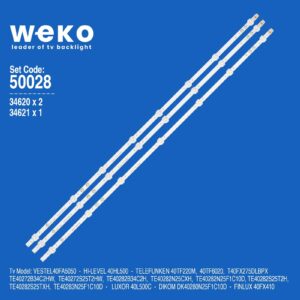 Telefunken 40TF220M 40'' inç 3 Adet Tv Led Bar