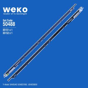Samsung UE40ES8000 40'' inç 2 Adet Tv Led Bar