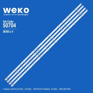 Onvo OV50F353 50'' inç 4 Adet Tv Led Bar