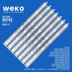 Woon WN49DIL019/0202 49'' inç 7 Adet Tv Led Bar