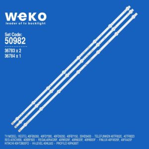 Telefunken 40SC5600 40'' inç 3 Adet Tv Led Bar