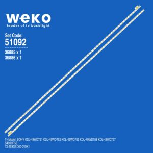 Sony KDL-49WD752 49'' 2 Adet Tv Led Bar