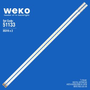 Vestel 32PF6014B 32'' inç 2 Adet Tv Led Bar