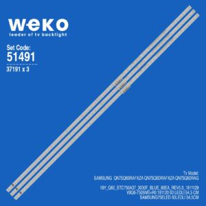 Samsung QN75Q6DRAFXZA 75'' 3 Adet Tv Led Bar