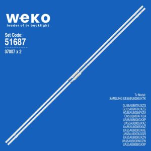 Samsung UA55AU8100GXXP 55'' 2 Adet Tv Led Bar