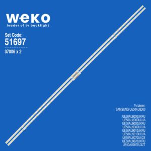 Samsung GU50AU8079UXZG 50'' 2 Adet Tv Led Bar (40 Led)