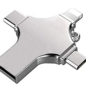 Faster FS-26601 4 IN 1 128Gb Flash Bellek (USB - TYPE-C - Micro USB - Lightning)