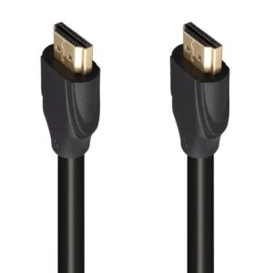 Fully G-507K Plastik Düz Siyah 25 Metre Gold Poşetli Hdmi Kablo