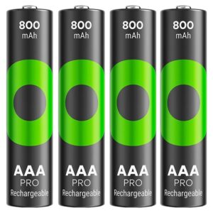 GP ReCyko Pro 800 mAh Ni-Mh 1.2 Volt AAA İnce Kalem Şarjlı Pil 4lü Paket