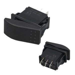PowerMaster Sembolsüz Işıksız 3 Pinli On-Off 12-24V Marin Switch