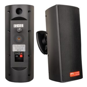 Magicvoice MV-26  2x7,5 Cm 50W 3 Yollu Siyah Sütun Hat Trafolu Hoparlör 2'li Takım