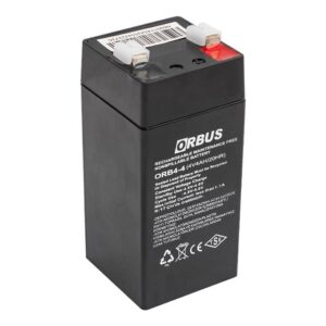 Orbus ORB4-4 4 Volt 4 Amper Dik Akü (45x45x100 Mm)