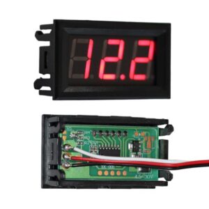 PowerMaster IC278-2 Dijital Voltmetre DC 5-100 Volt 3 Pin