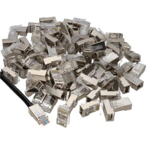 Metal RJ45 Cat5 100 Adet Metal Uç 8p/8c