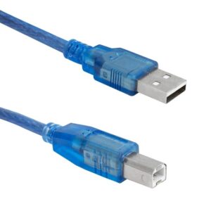 Powermaster Şeffaf USB Yazıcı Kablosu 1.5 Metre