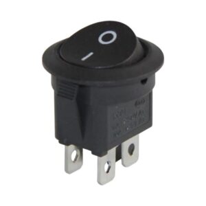PowerMaster Yuvarlak 4 Pinli Işıksız On-Off Anahtar IC-133-4