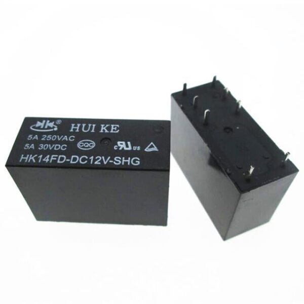 12 Volt Röle Çift Kontak