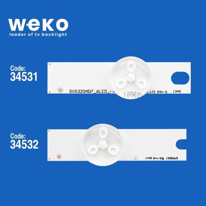 Beko 32 BLE 4300 BA 32'' inç 3 Adet Tv Led Bar
