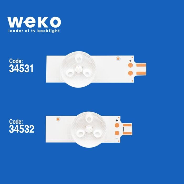 Beko 32 BLE 4300 BA 32'' inç 3 Adet Tv Led Bar
