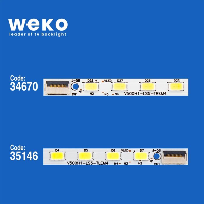Philips 50Pfl3008K/12 50'' inç 2 Adet Tv Led Bar