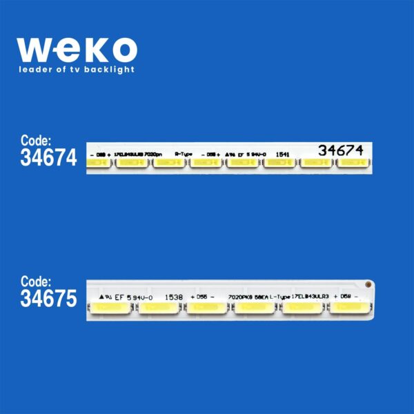 Techwood 43TWS217 43'' inç 2 Adet Tv Led Bar