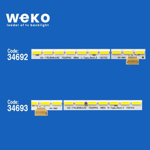 Profilo 49PA505 49'' inç 2 Adet Tv Led Bar