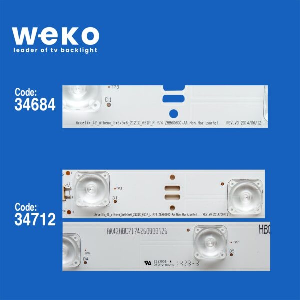 Beko B42L 8532 4B 42'' inç 10 Adet Tv Led Bar