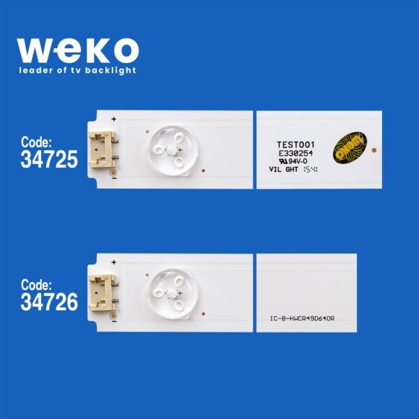 Beko B49L 6652 5B 49'' inç 12 Adet Tv Led Bar