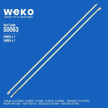 Beko B47-Lep-6Wv 47'' inç 2 Adet Tv Led Bar (Seri 1)