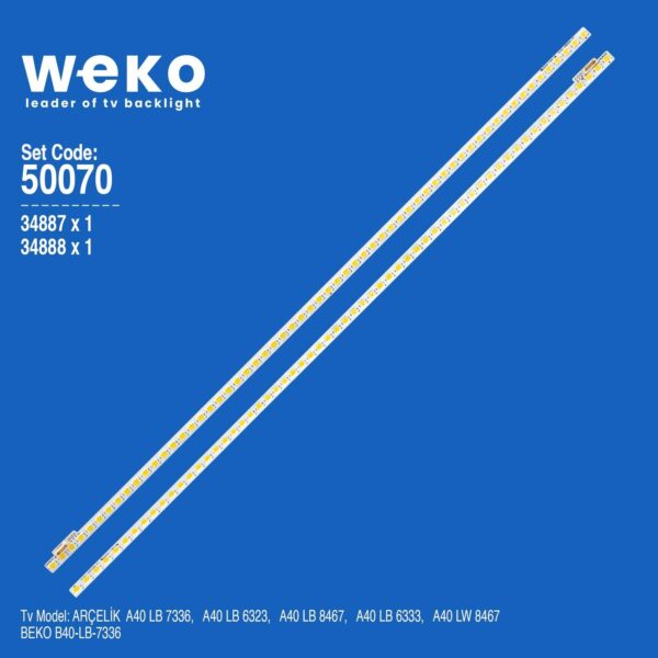 Arçelik A40 LB 7336 40'' inç 2 Adet Tv Led Bar