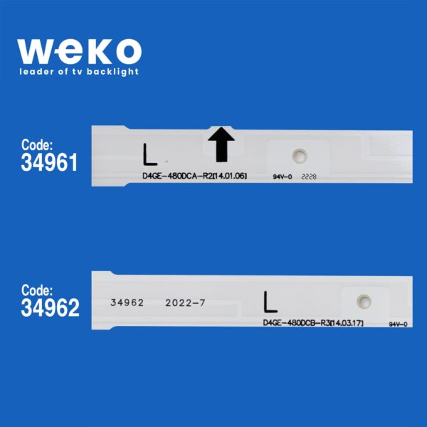 Samsung UE48H5570 48'' inç 12 Adet Tv Led Bar