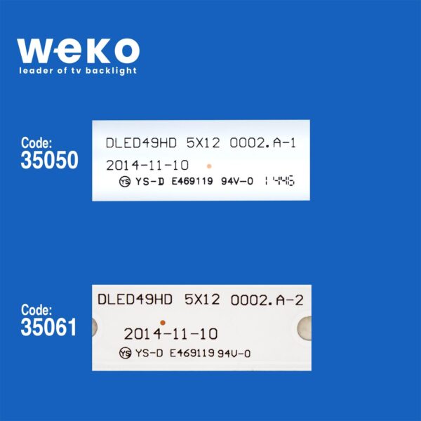 Woon WN49LD5851/0100 49'' inç 10 Adet Tv Led Bar