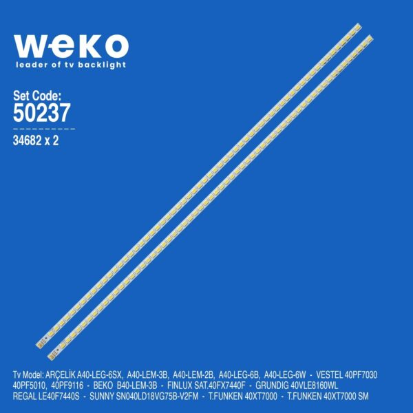 Beko B40-LEM-3B 40'' inç 2 Adet Tv Led Bar