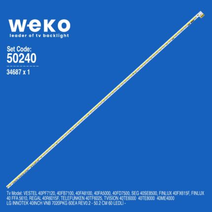 Vestel 40FB7100 40'' inç 1 Adet Tv Led Bar