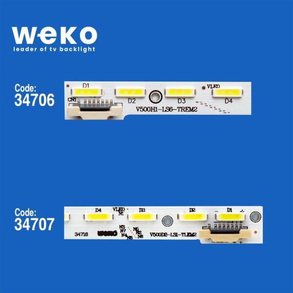 Philips 50PUK6809/12 50'' inç 2 Adet Tv Led Bar
