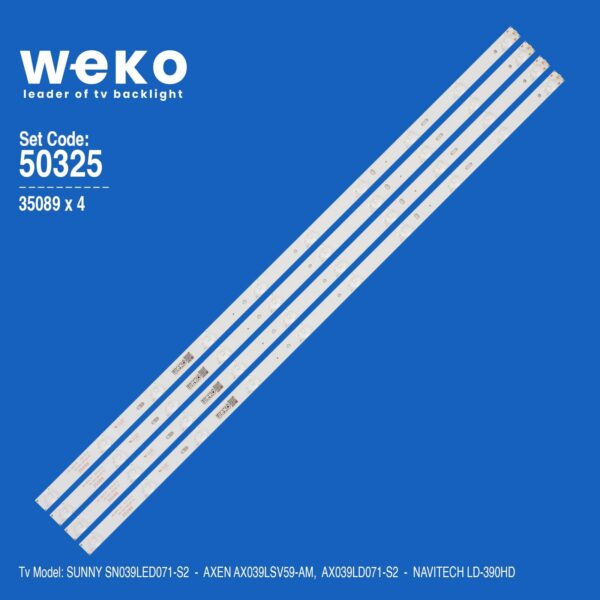 Axen AX039LD071-S2 39'' inç 4 Adet Tv Led Bar