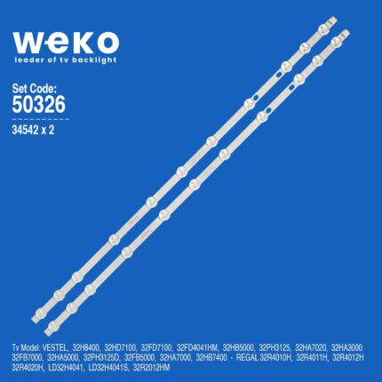 Seg 323SD6100 32'' inç 2 Adet Tv Led Bar