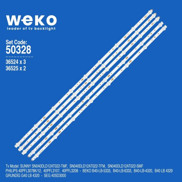 Beko B40-LB-5333 40'' inç 5 Adet Tv Led Bar